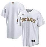 Colorado Rockies Blank White 2022 All-Star Cool Base Stitched Baseball Jersey,baseball caps,new era cap wholesale,wholesale hats